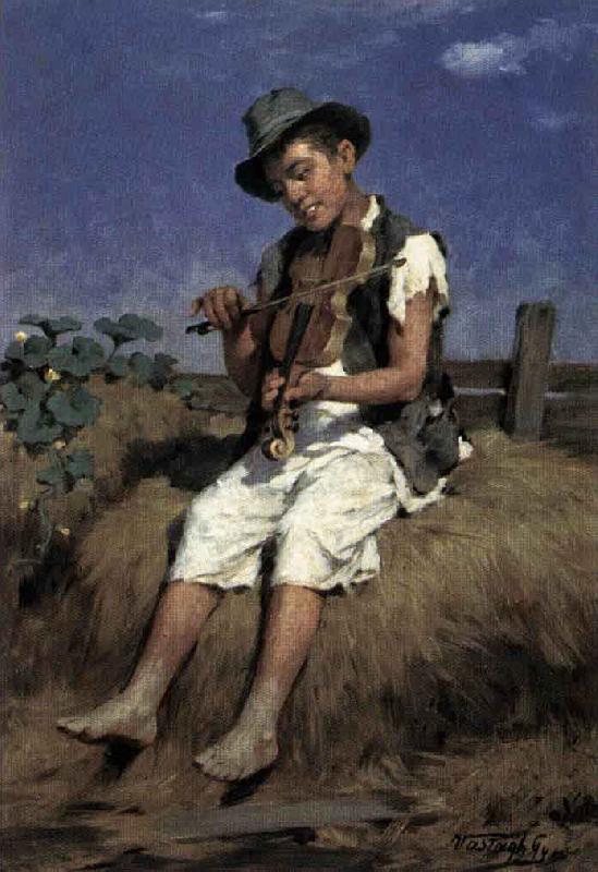 Gyorgy Vastagh Fiddler Gypsy Boy